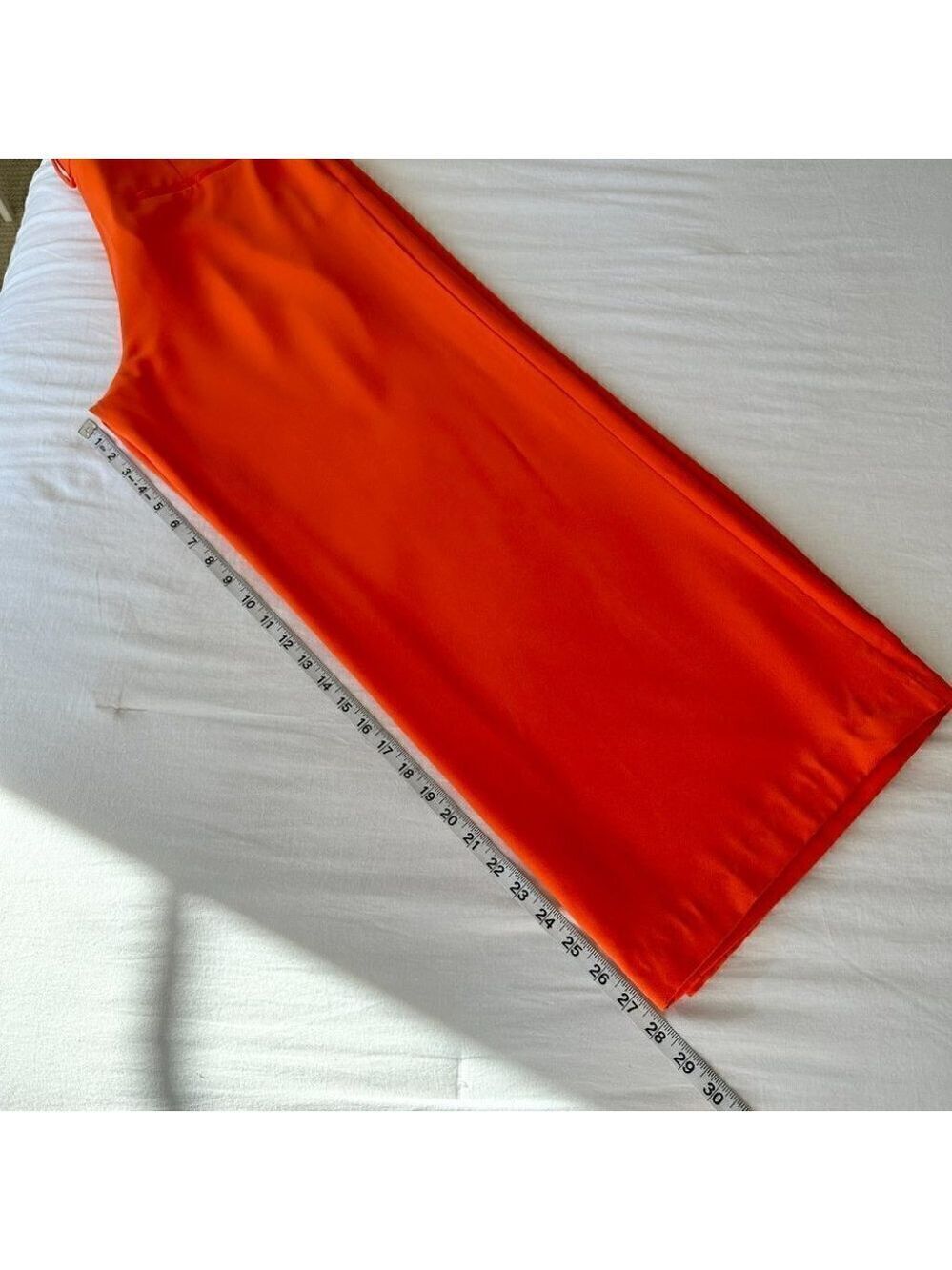 Ever New Wide Leg Isla Trousers Orange Gerbera Womens Size 10 Petite New - Picture 11 of 12
